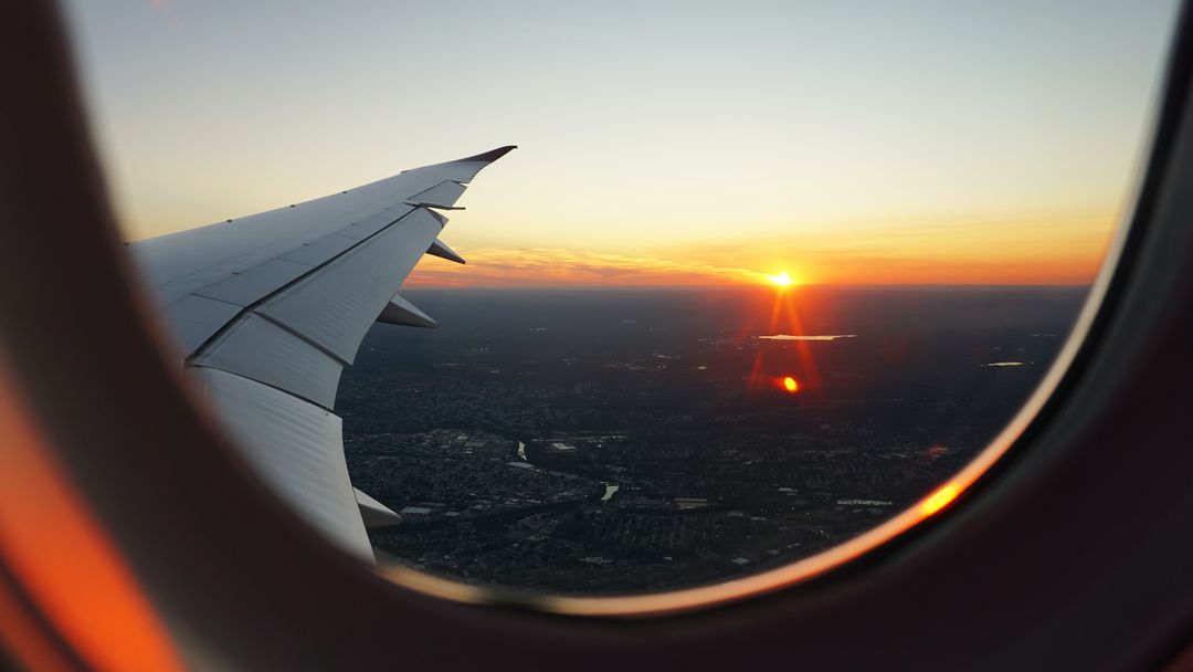 An image from the inside of a plane - learn safe travel tips from the experts at Vida-Flo.