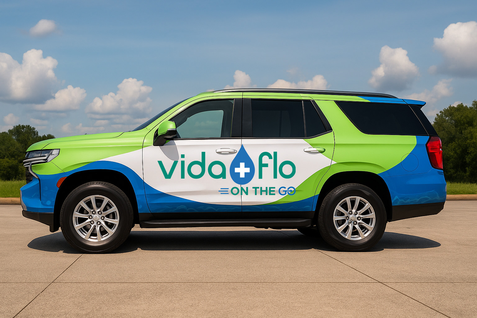 Vida-Flo On-The-Go vehicle