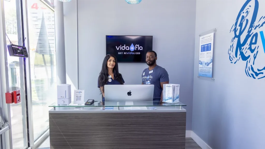 Front desk at Vida-Flo Decatur
