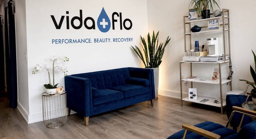Reception lounge at Vida-Flo Murfreesboro